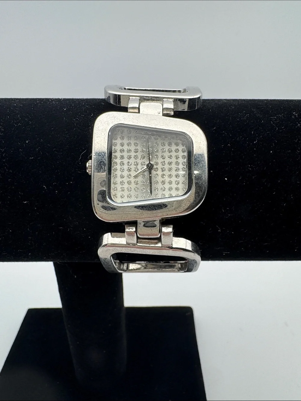 Silver Crystal Dial Fashion Bracelet Watch